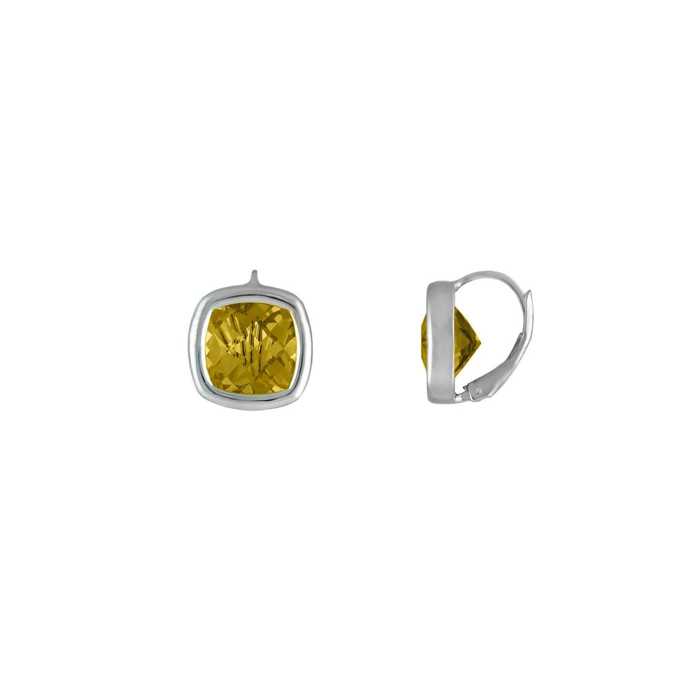 Sterling Silver Citrine Fashion Earrings - jewelerize.com