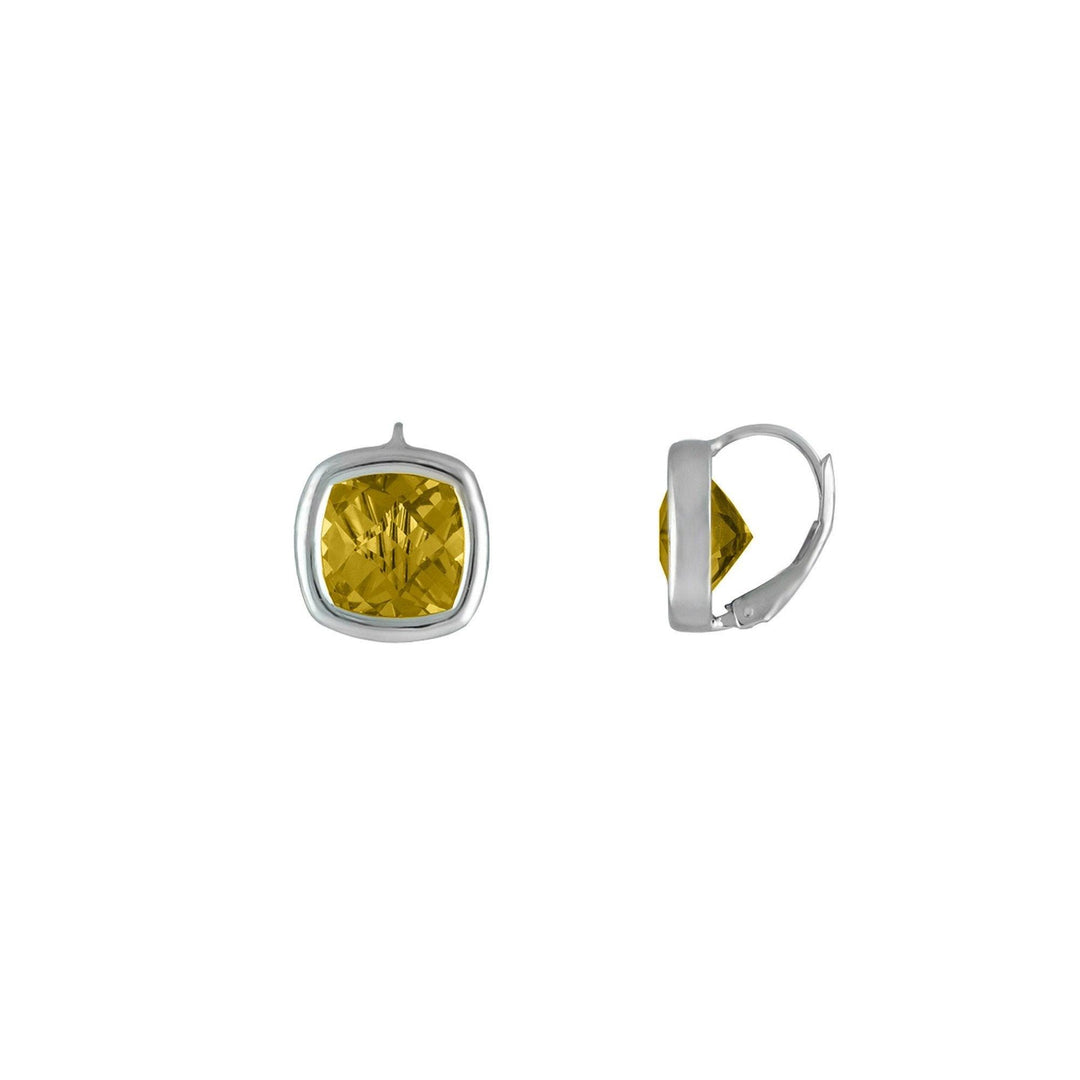 Sterling Silver Citrine Fashion Earrings - jewelerize.com