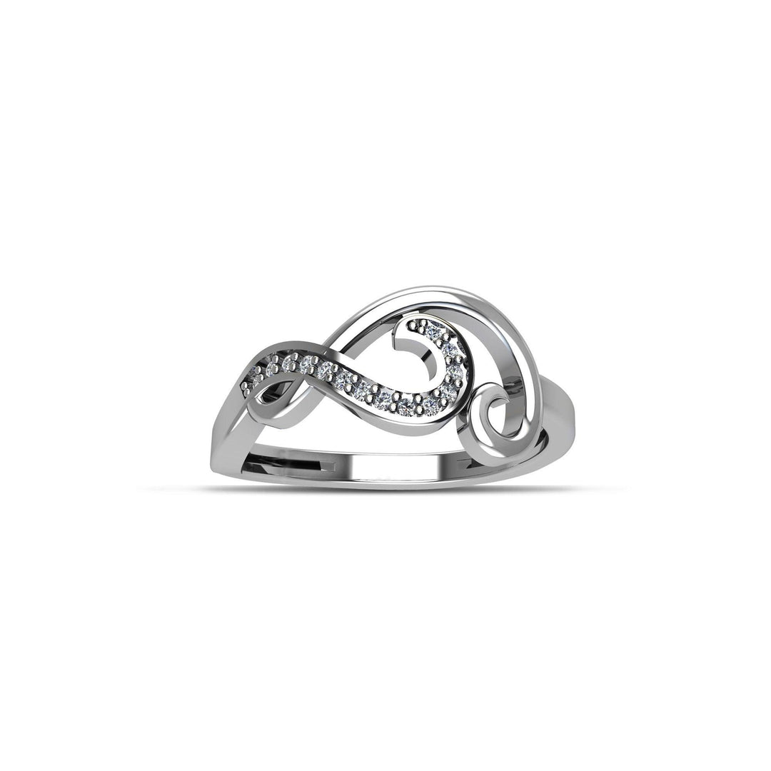 Cubic Zirconia Fashion Ring in Sterling Silver - jewelerize.com