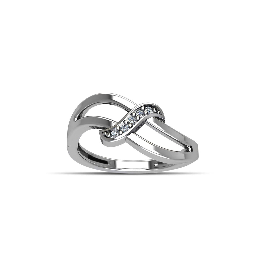 Cubic Zirconia Fashion Ring in Sterling Silver - jewelerize.com